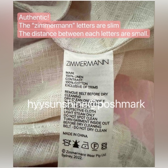 [Caution！read the text clearly!]zimmermann wild botanica butterfly mini dress - Picture 16 of 17